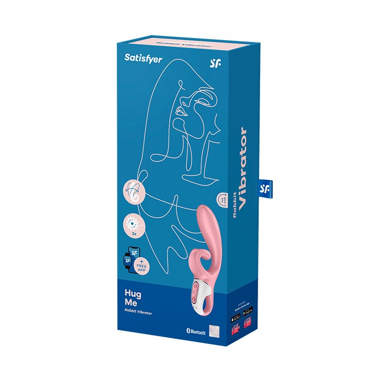 VIBRATORE HUG ME CON APP SATISFYER ROSA