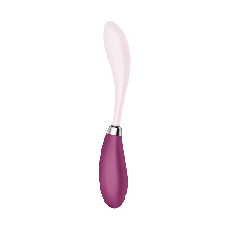 SATISFYER G-SPOT FLEX 3 VIBRATOR BURGUNDY