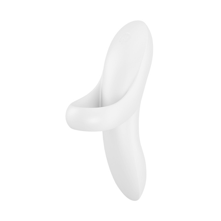 SATISFYER BOLD LOVER FINGER VIBRATOR WHITE