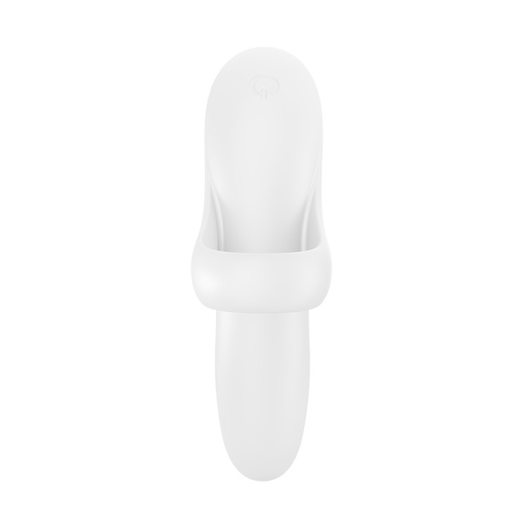 SATISFYER BOLD LOVER FINGER VIBRATOR WHITE