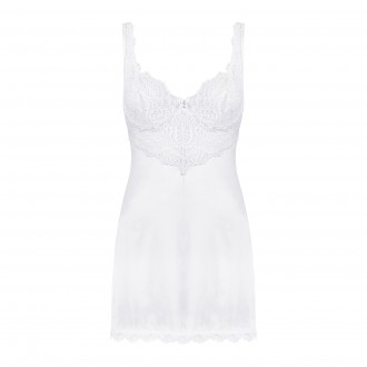 CHEMISE ET STRING AMOR BLANCO OBSESSIVE BLANC