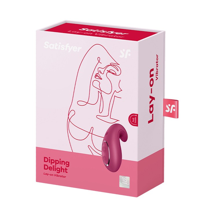 SATISFYER DIPPING DELIGHT BERRY STIMULATOR