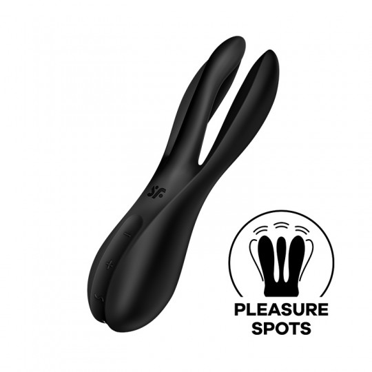 VIBRATORE THREESOME 2 NERO SATISFYER