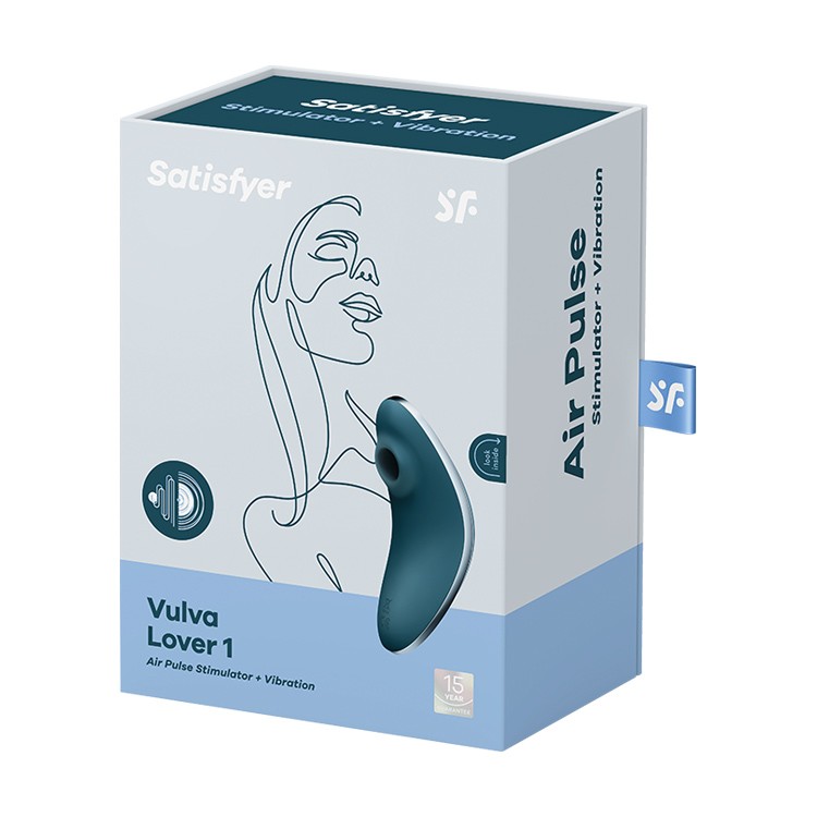 STIMOLATORE BLU SCURO VULVA LOVER 1 SATISFYER