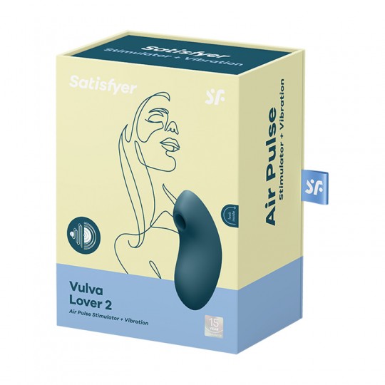 STIMULATEUR VULVA LOVER 2 BLEU SATISFYER