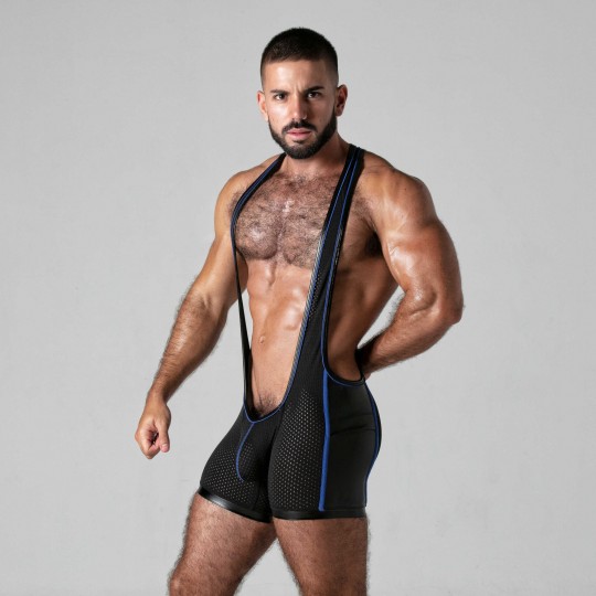 SINGLET LOOK AT IT LOCKER GEAR BLU