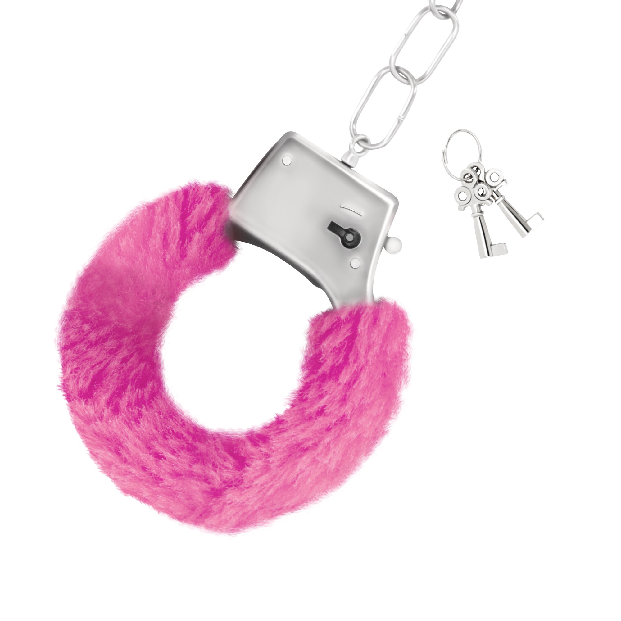 LOVE CUFFS FURRY HANDCUFFS CRUSHIOUS PINK