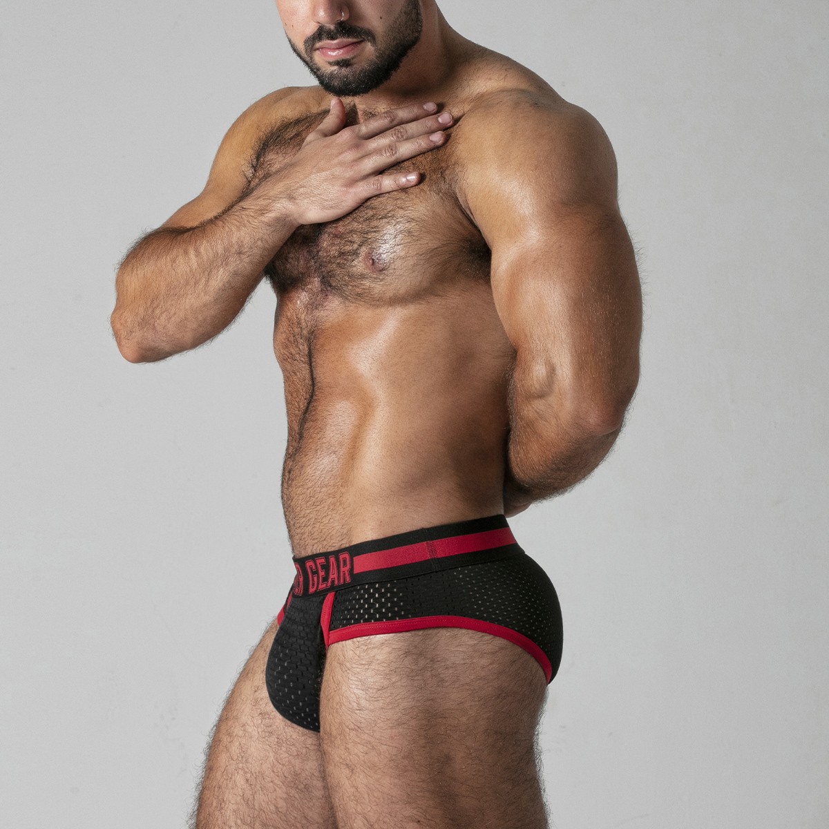 LOCKER GEAR PUSH IT BRIEF RED