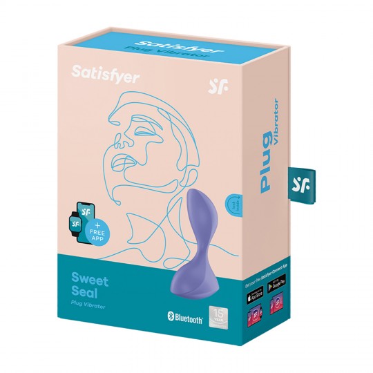 ANAL PLUG SWEET SEAL VIOLET SATISFYER