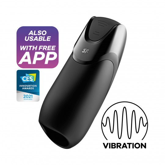 MASTURBADOR MEN VIBRATION + COM CONNECT APP SATISFYER