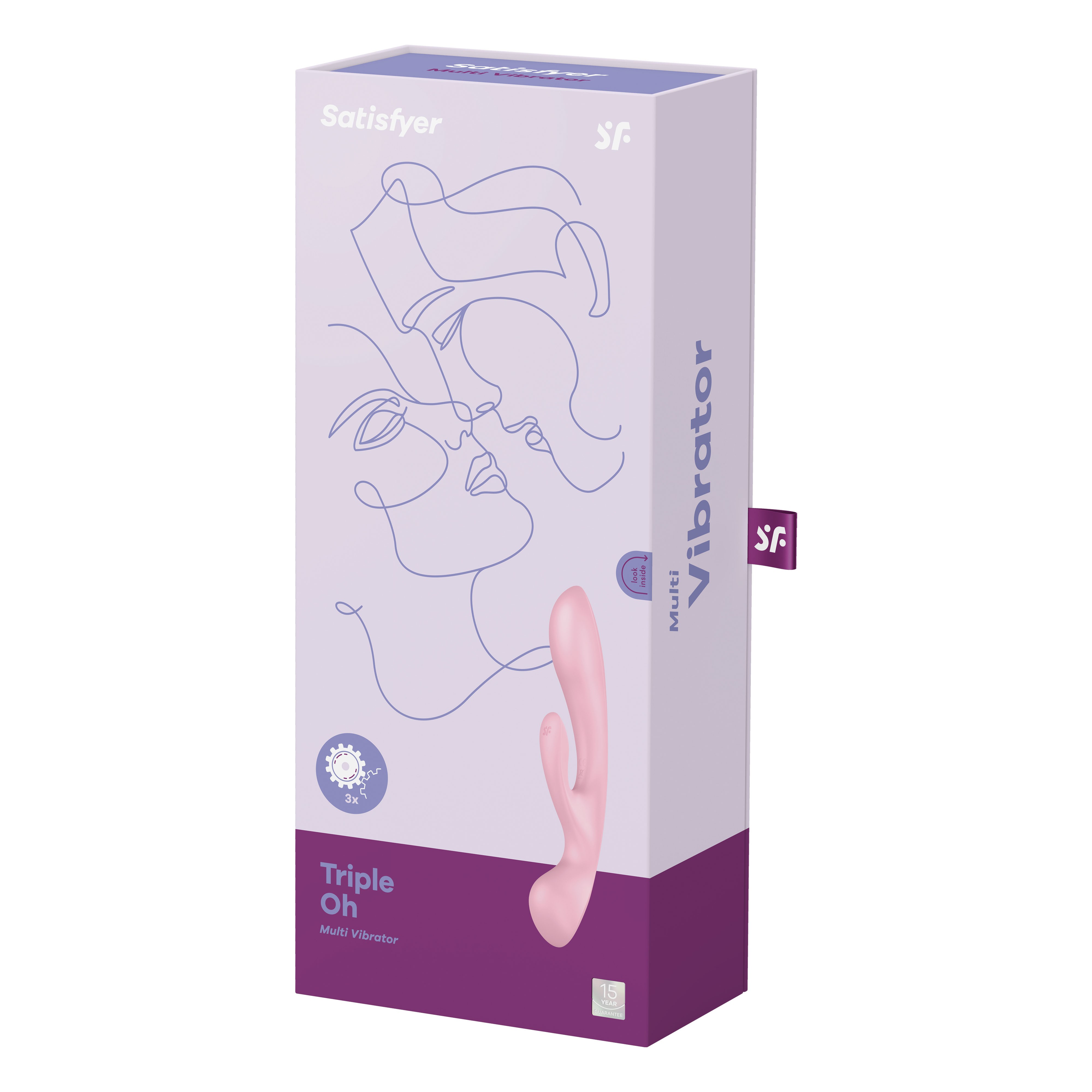 MULTI VIBRATORE TRIPLE OH ROSA SATISFYER