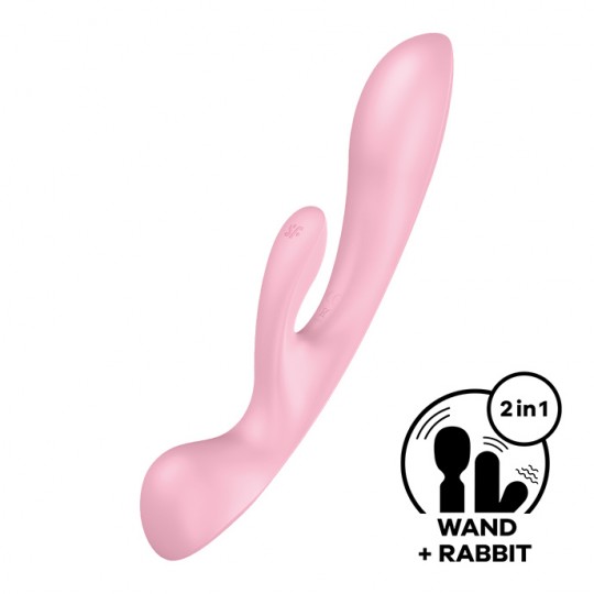 MULTI VIBRADOR TRIPLE OH ROSA SATISFYER