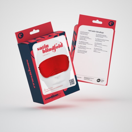 PACK DE 30 ANTIFAZ DE SATÉN CRUSHIOUS ROJO