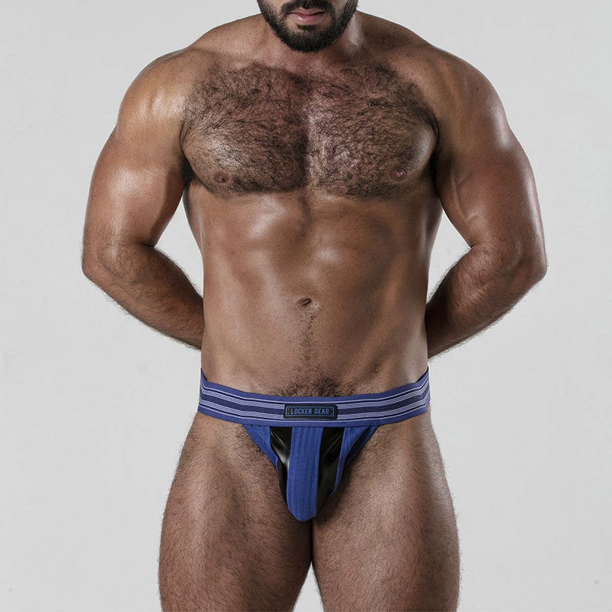 JOCKSTRAP BACKROOM BOTTOMLESS LOCKER GEAR BLEU