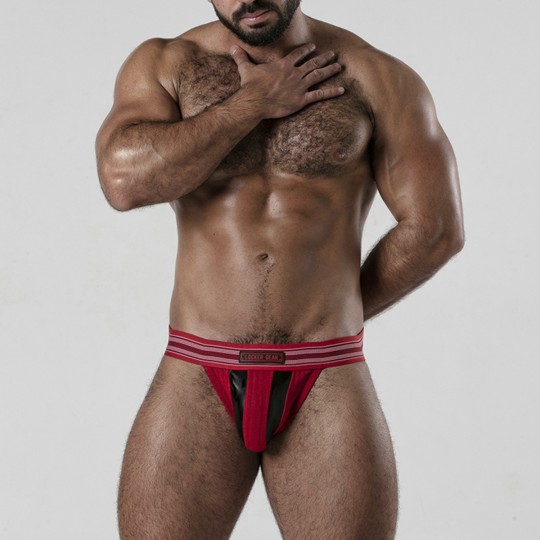 JOCKSTRAP BACKROOM BOTTOMLESS LOCKER GEAR ROSSO