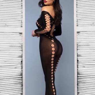 BODYSTOCKING CR-4646 NERO CHILIROSE