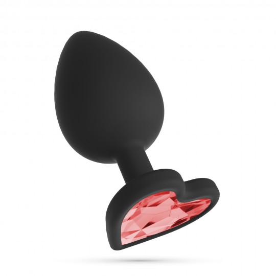 CRUSHIOUS CUORE SMALL ANAL PLUG WITH 4 INTERCHANGEABLE JEWELS