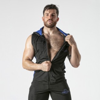 GILET HOODY BLEU LOCKER GEAR