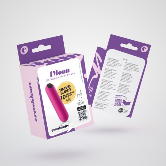 5 + 1 GRATUIT IMOAN BALLE VIBRANTE RECHARGEABLE ROSE CRUSHIOUS