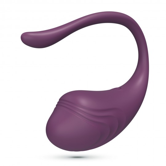 OVO VIBRATÓRIO RECARREGÁVEL COM COMANDO TAMAGO CRUSHIOUS ROXO