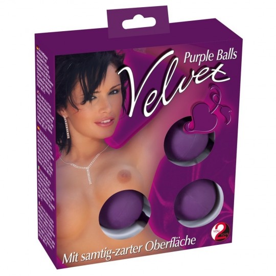 VELVET BALLS PURPLE