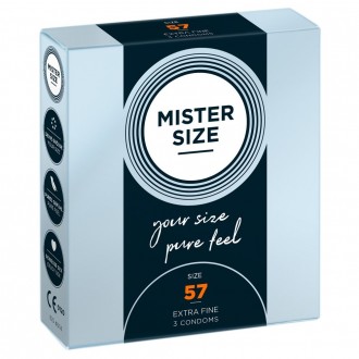 CONDONES MISTER SIZE 57 MM