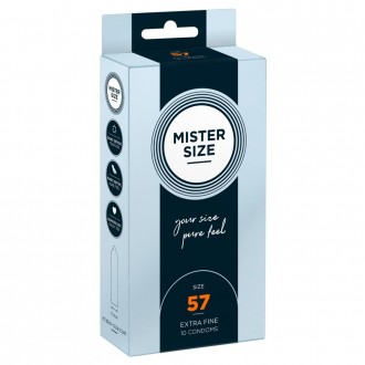 PRESERVATIVOS MISTER SIZE 57 MM