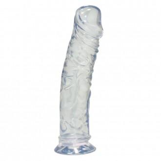 DILDO MEDIUM DONG CRYSTAL CLEAR