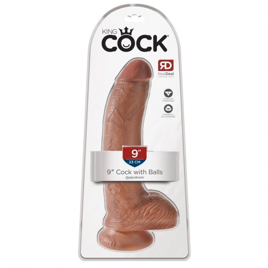 COCK 9&quot; WITH BALLS