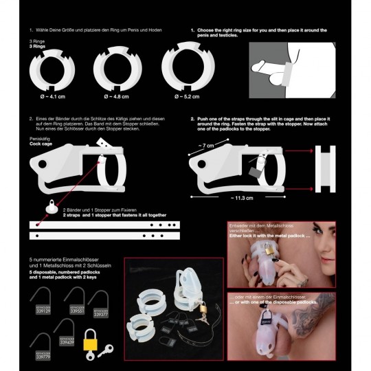 COCK CAGE SET 15 PCS.