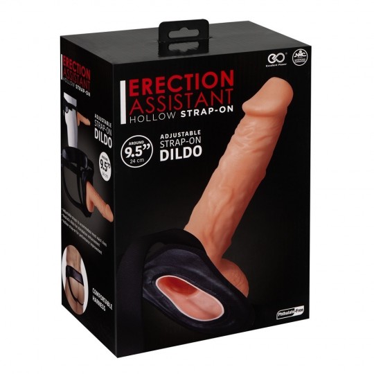 ERECTION ASSISTANT HOLLOW STRAP-ON