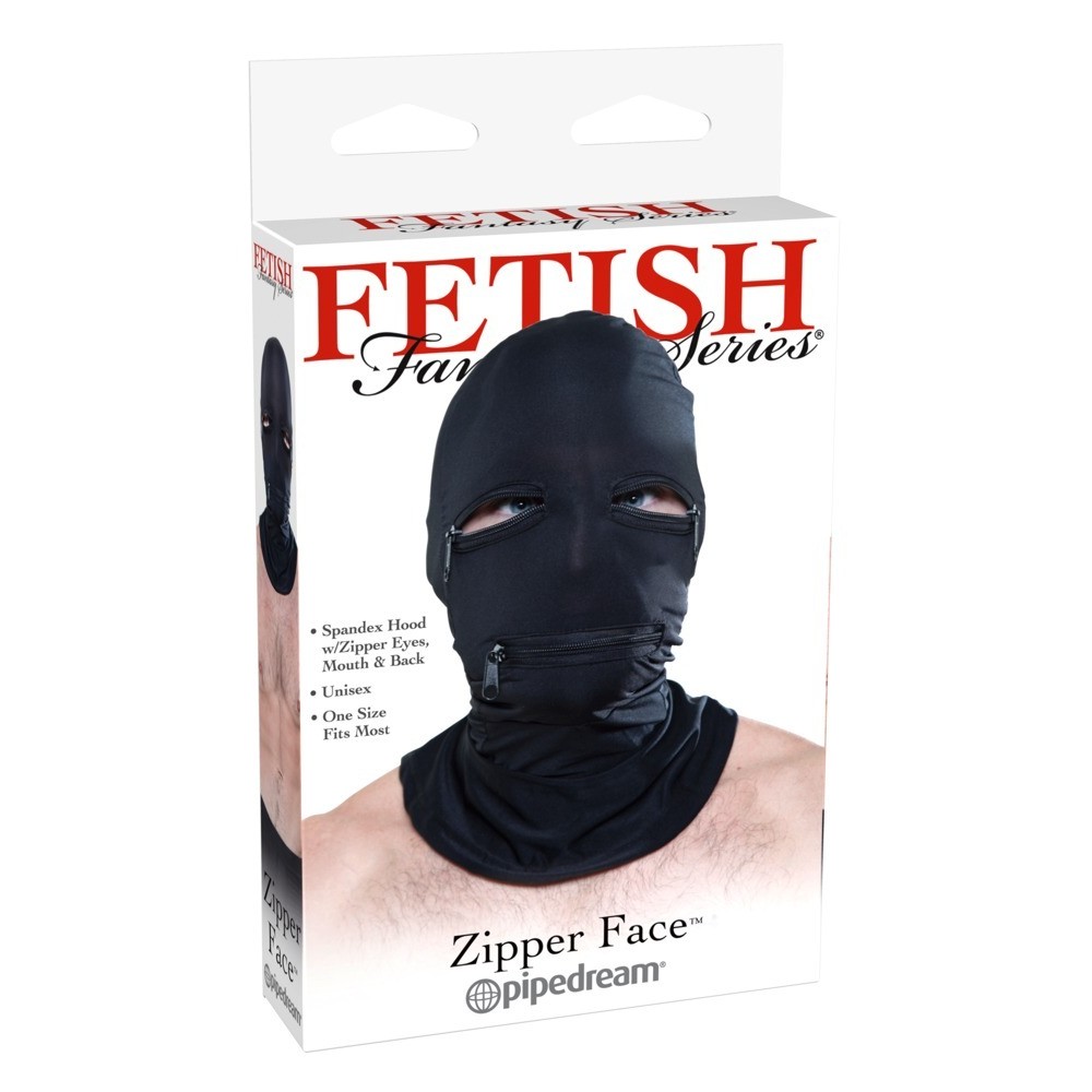 ZIPPER FACE HOOD