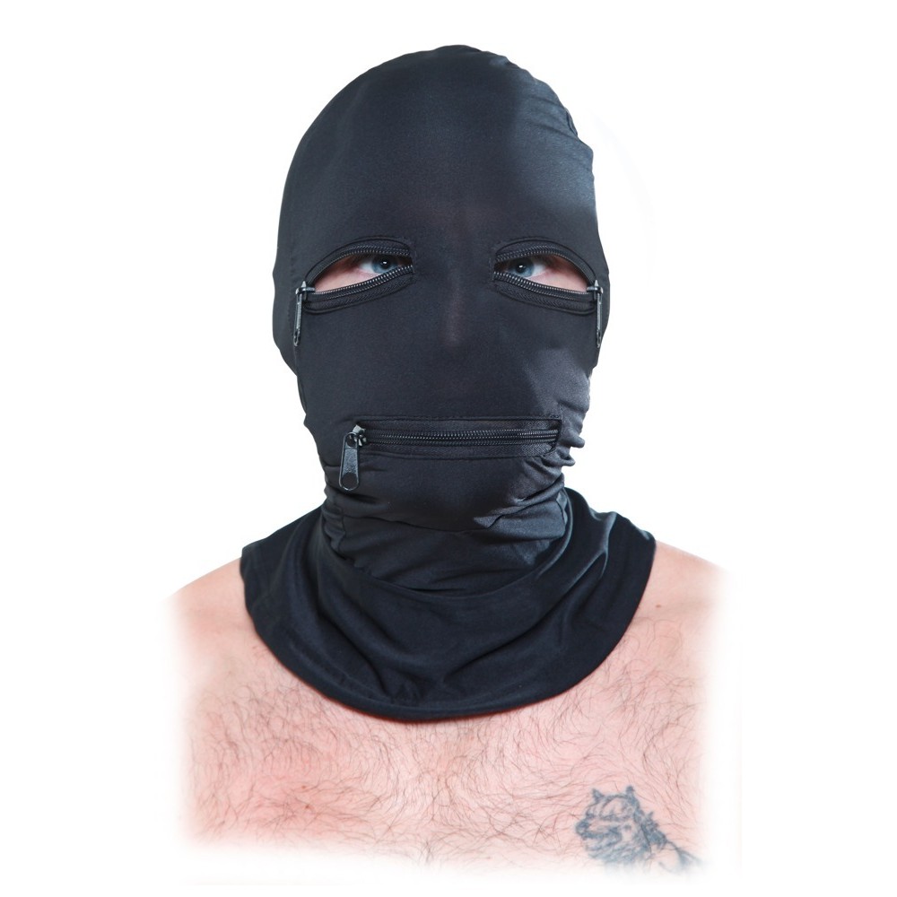 ZIPPER FACE HOOD