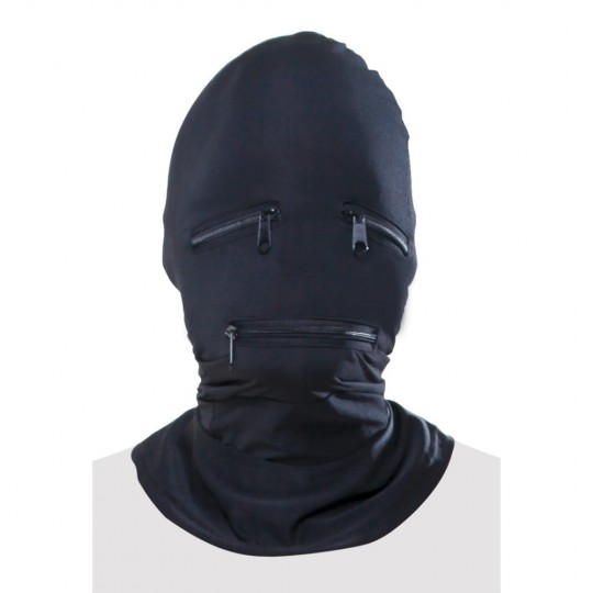 ZIPPER FACE HOOD