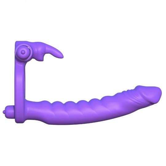 SILICONE DOUBLE PENETRATOR RABBIT