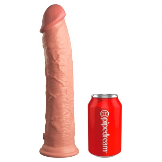 11&quot; DUAL DENSITY SILICONE COCK