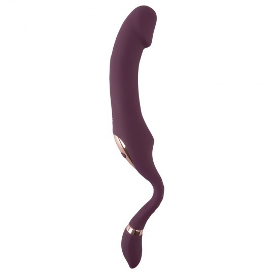 NODDING TIP VIBRATOR WITH BENDABLE CLIT STIMULATION