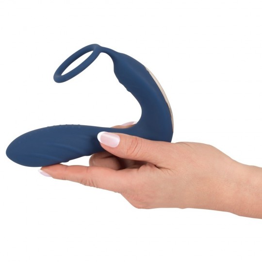 VIBRATING PROSTATE PLUG WITH COCK RING