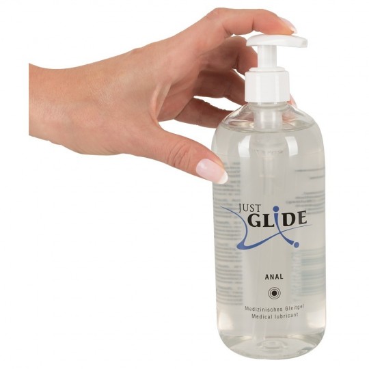 LUBRICANTE A BASE DE AGUA ANAL 500ML JUST GLIDE