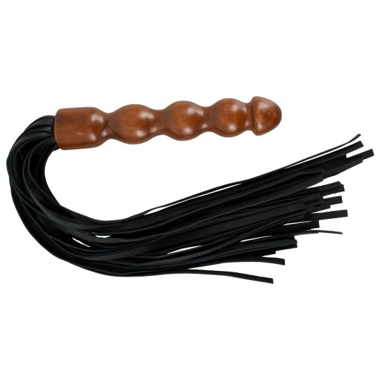 LEATHER FLOGGER WOOD