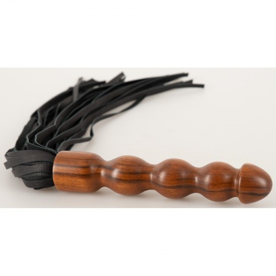 LEATHER FLOGGER WOOD