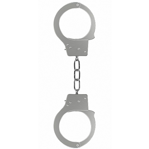 METAL BEGINNER&#039;S HANDCUFFS SILVER