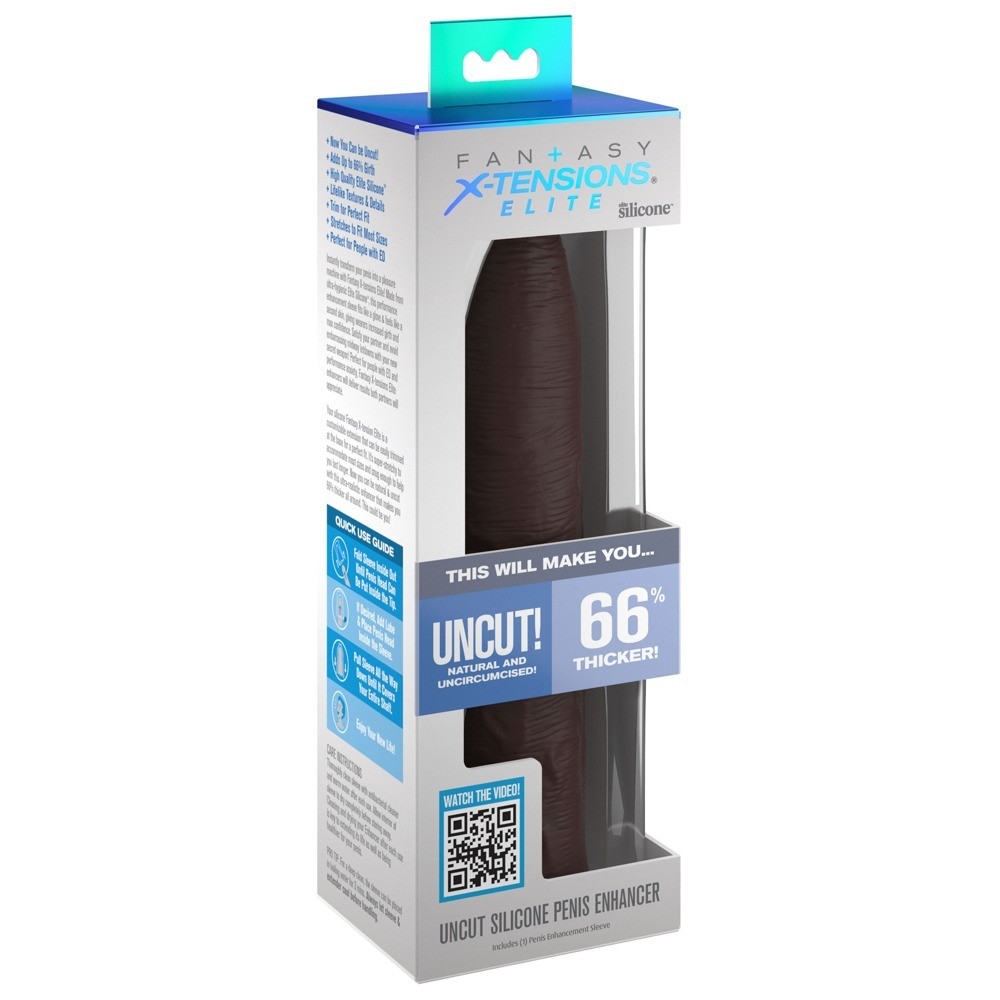 UNCUT SILICONE PENIS ENHANCER