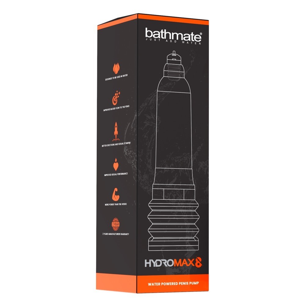 BOMBA PARA EL PENE HYDROMAX8 - BATHMATE TRANSPARENTE