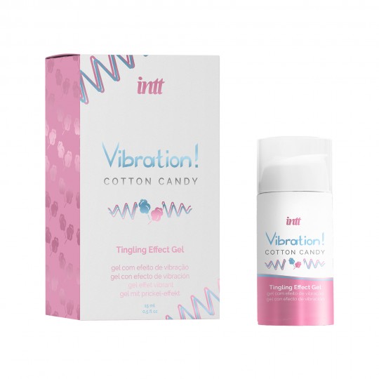 VIBRADOR LÍQUIDO ALGODÓN DE AZÚCAR 15ML INTT