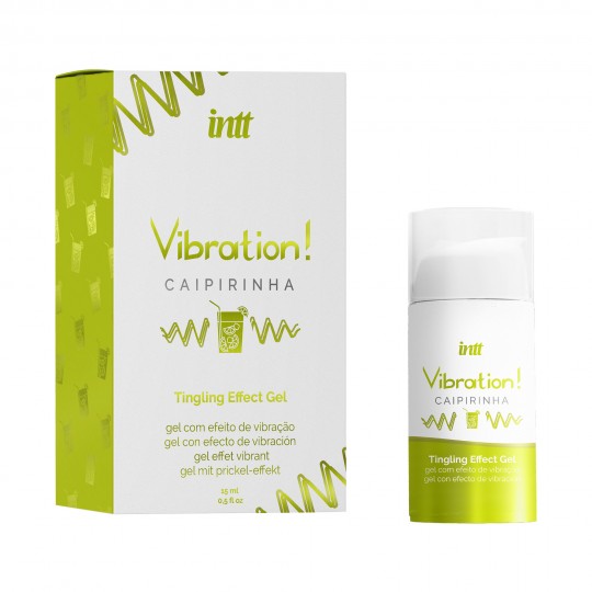 GEL COM VIBRAÇÃO VIBRATION CAIPIRINHA INTT 15ML