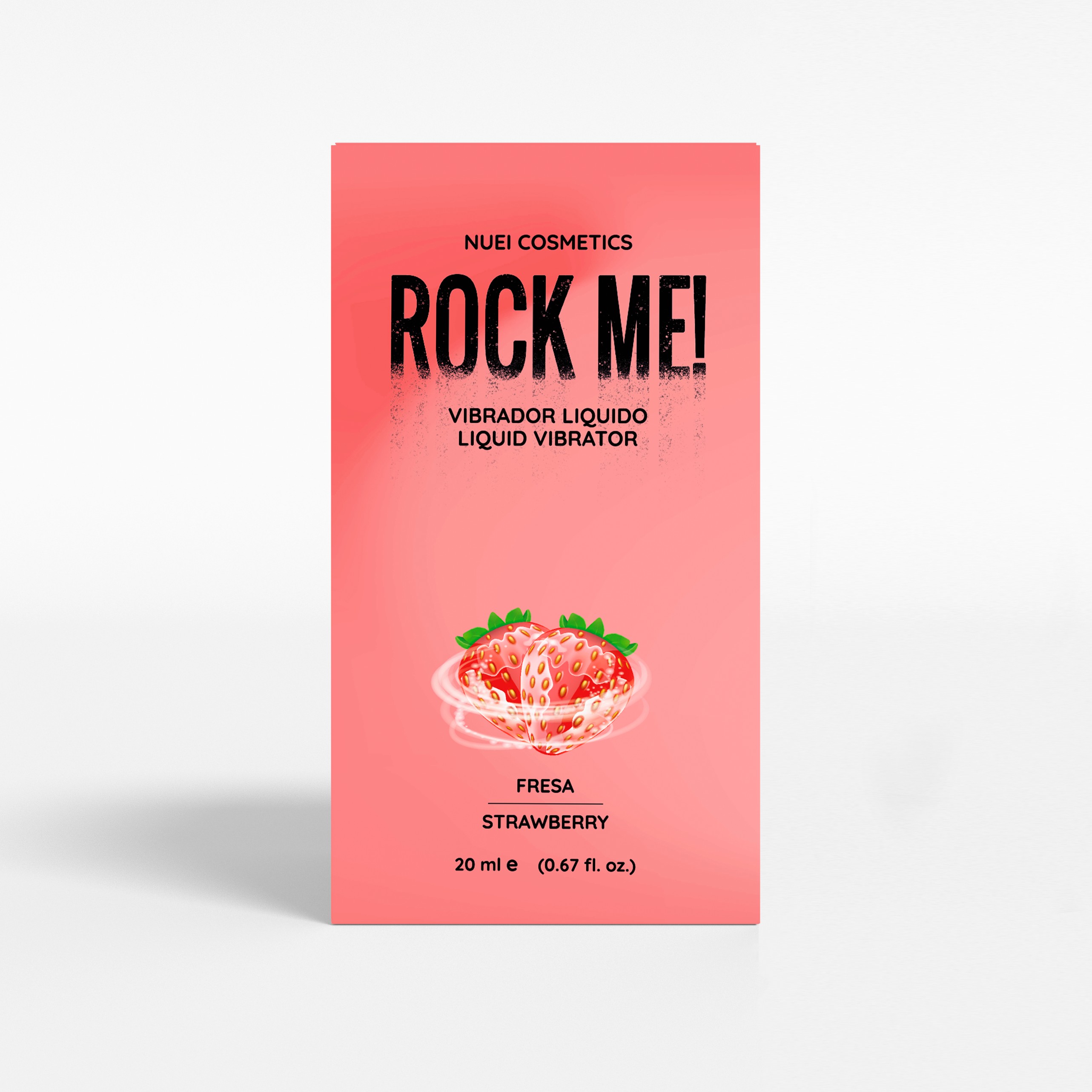 NUEI ROCK ME! LIQUID VIBRATOR STRAWBERRY 20 ML