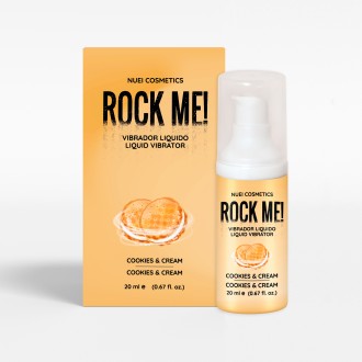 VIBRADOR LÍQUIDO ROCK ME! GALLETAS & CREMA 20 ML NUEI