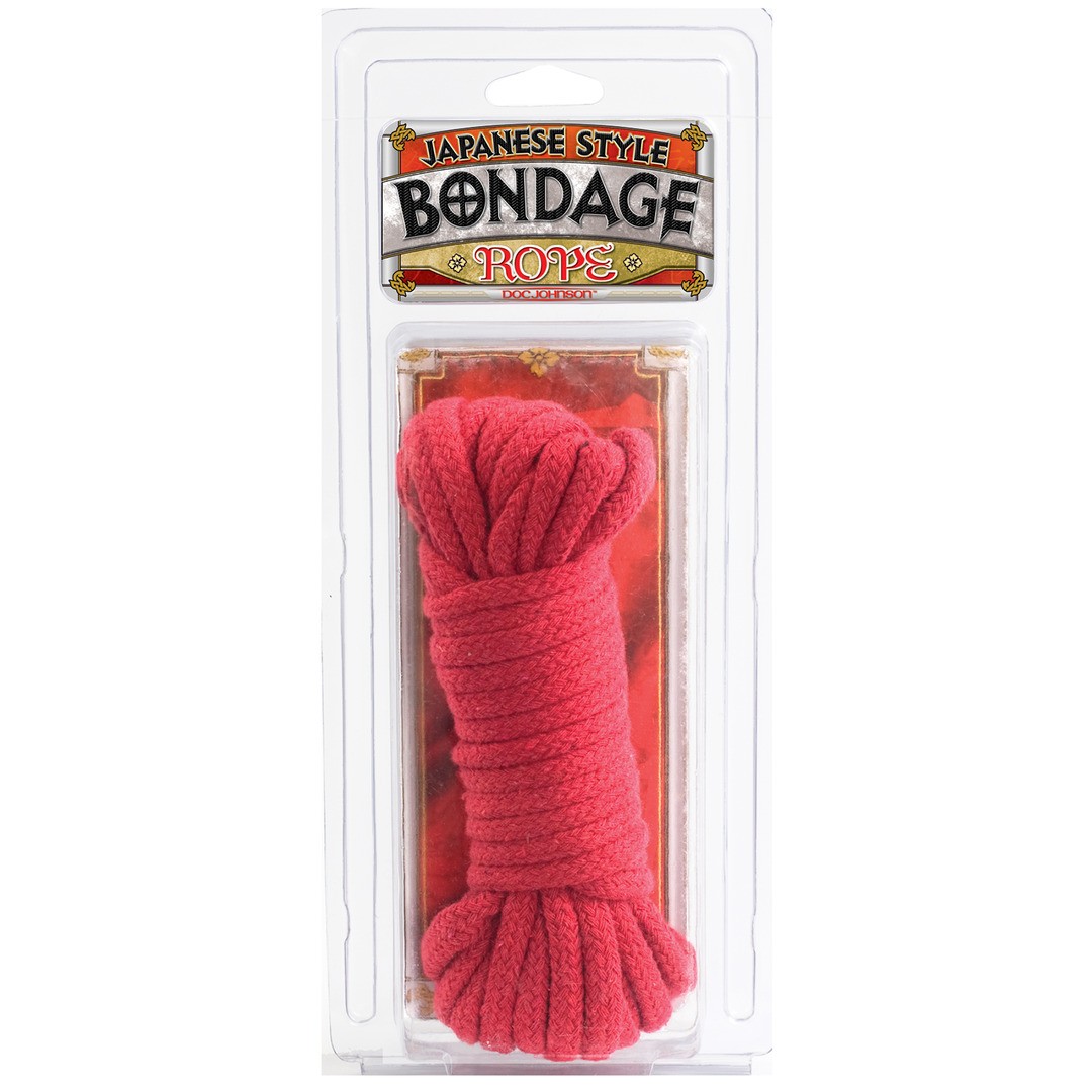 JAPANESE COTTON BONDAGE ROPE - RED