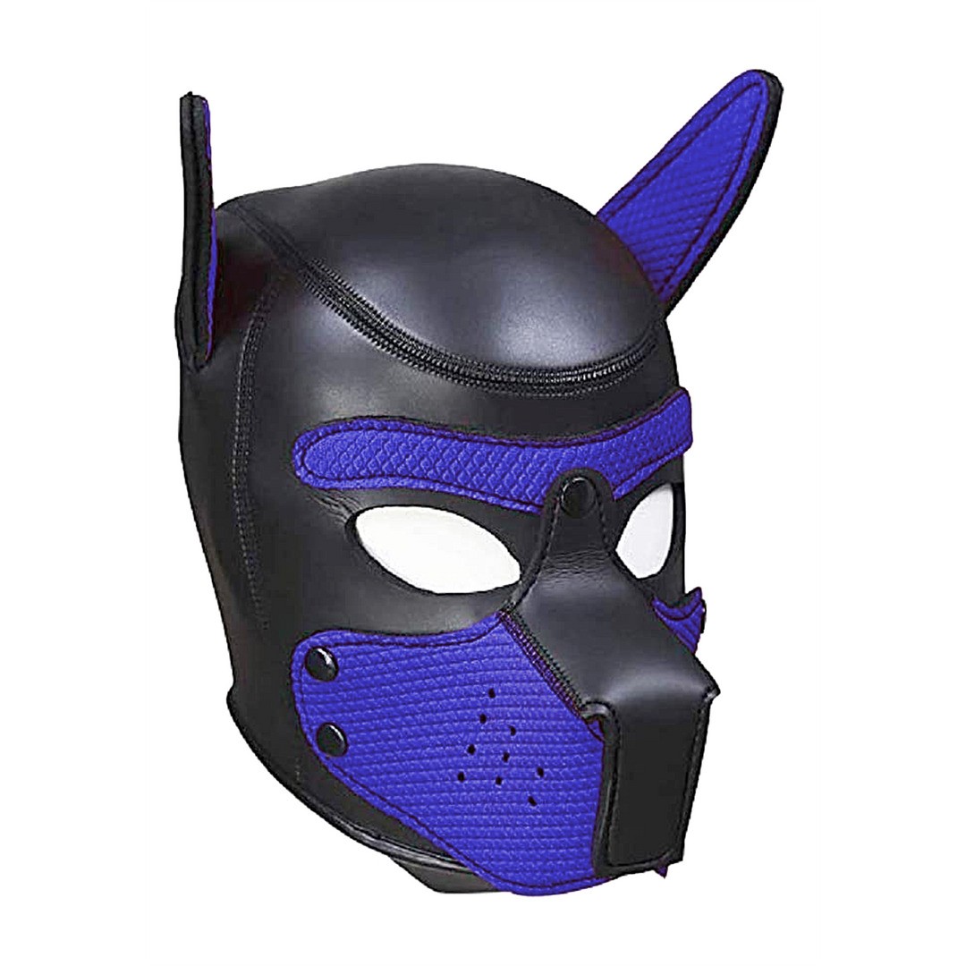 NEOPRENE PUPPY MASK - BLUE